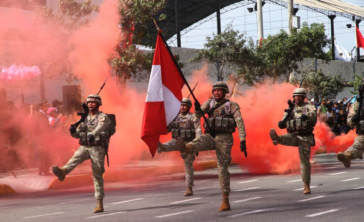 Desfile militar. Foto: GEC