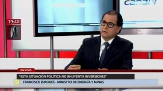 MEM: Situación política del Perú no ahuyenta las inversiones