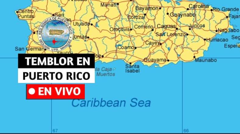 Temblor en Puerto Rico hoy, 26 de mayo - últimos sismos sentidos vía la Red Sismica (RSPR)