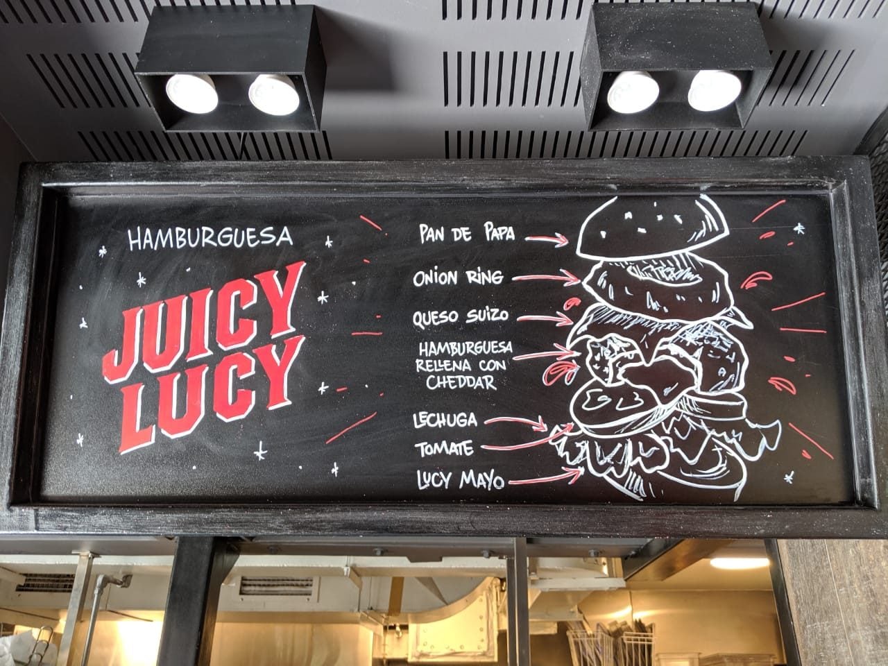 Un local de Juicy Lucy en Chile. La cadena de hamburguesas cuenta con dos locales en ese país y tiene ocho en Perú. Foto: Mesa 24/7
