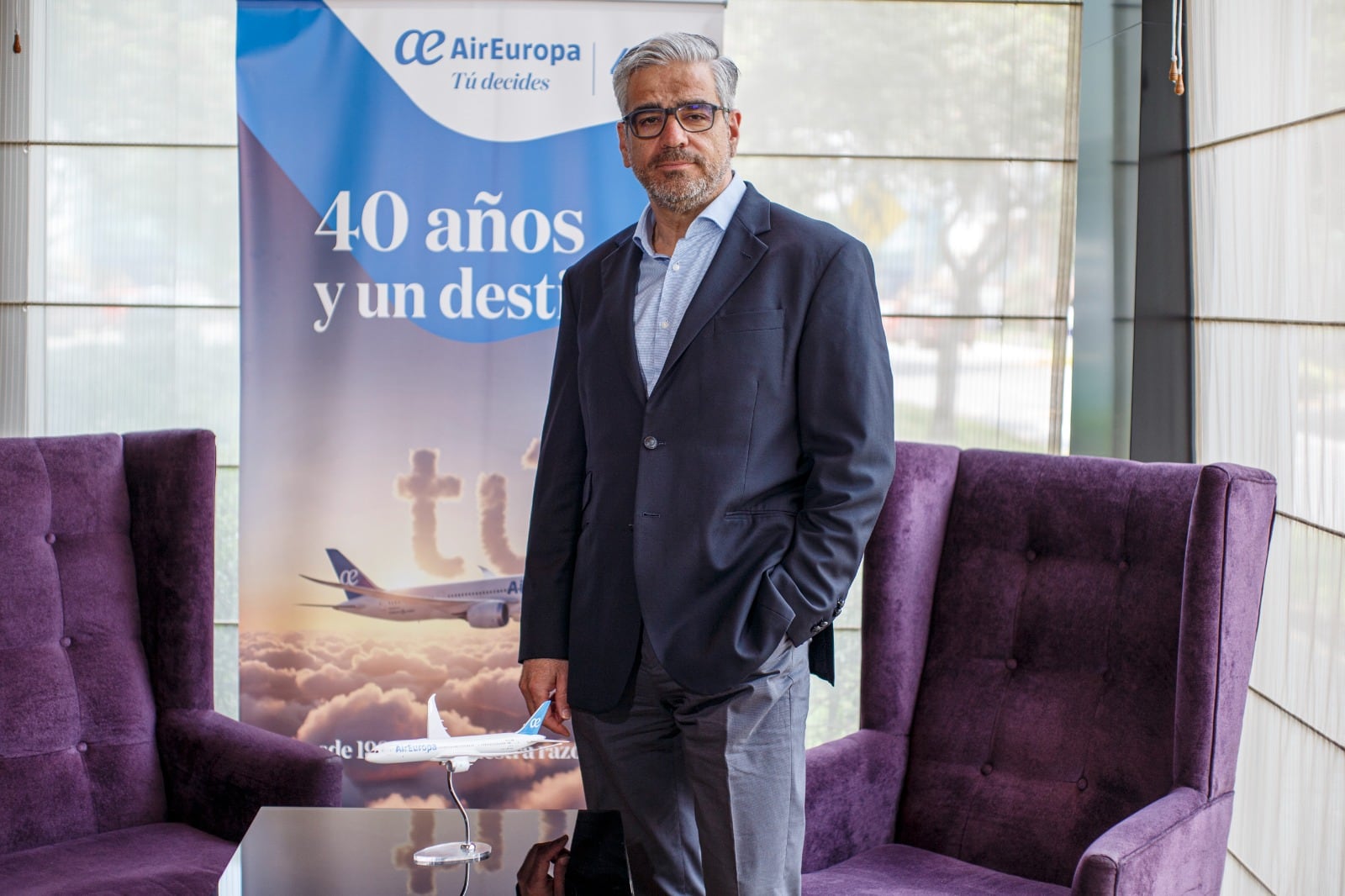 Para Bernardo Botella, Director de Ventas y Distribución de Air Europa, América Latina es donde son más fuertes. (Foto: GEC)