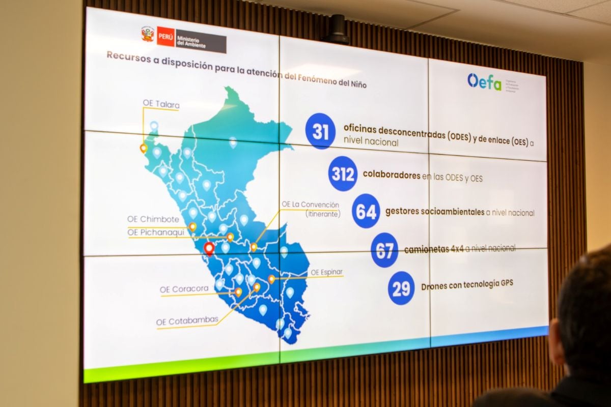 El OEFA pondrá a disposición del Minam 31 oficinas, 20 camionetas 4x4 y 30 drones para fortalecer la vigilancia ambiental frente al Fenómeno El Niño. Foto: OEFA.