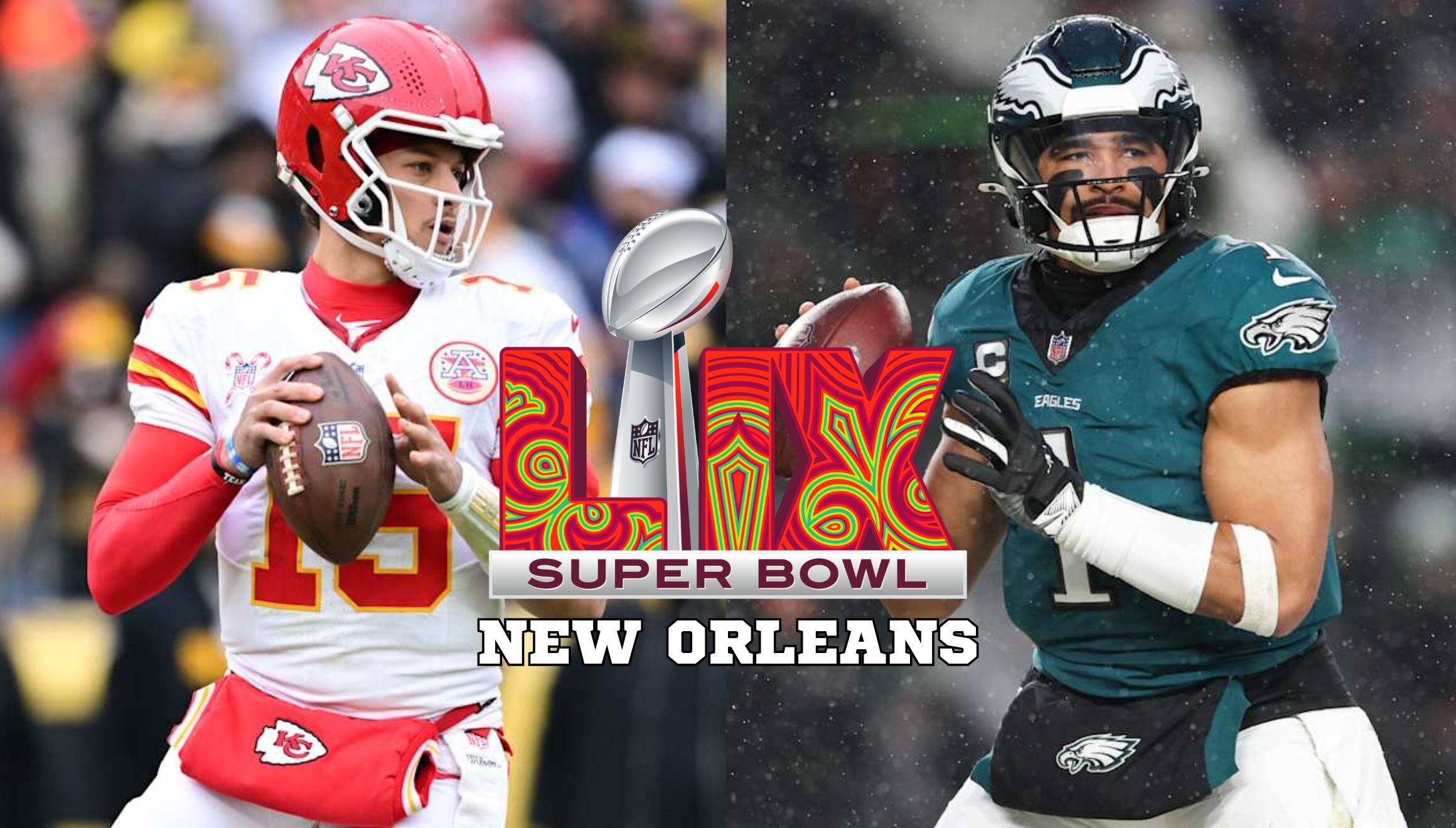 ¡El Super Bowl 2025 se jugará en el Caesars Superdome de Nueva Orleans! Prepárate para la gran final de la NFL en una de las ciudades más vibrantes. ¿Listo para la emoción del juego? | Crédito: nfl.com / Composición Mix