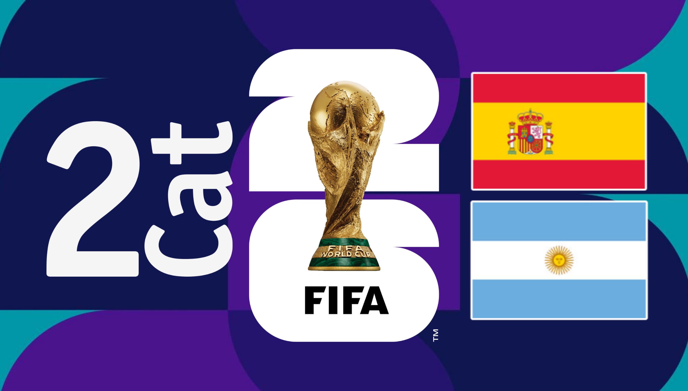 Seguidores en Cataluña conectados a sus dispositivos para ver el España vs. Argentina. Sintonice la emisión online de La 2 CAT en directo para disfrutar de la gran final del Mundial 2026. | Crédito: fifa.com / Composición Gestión Mix
