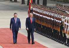 Donald Trump llega a China y sostiene encuentro con Xi Jinping
