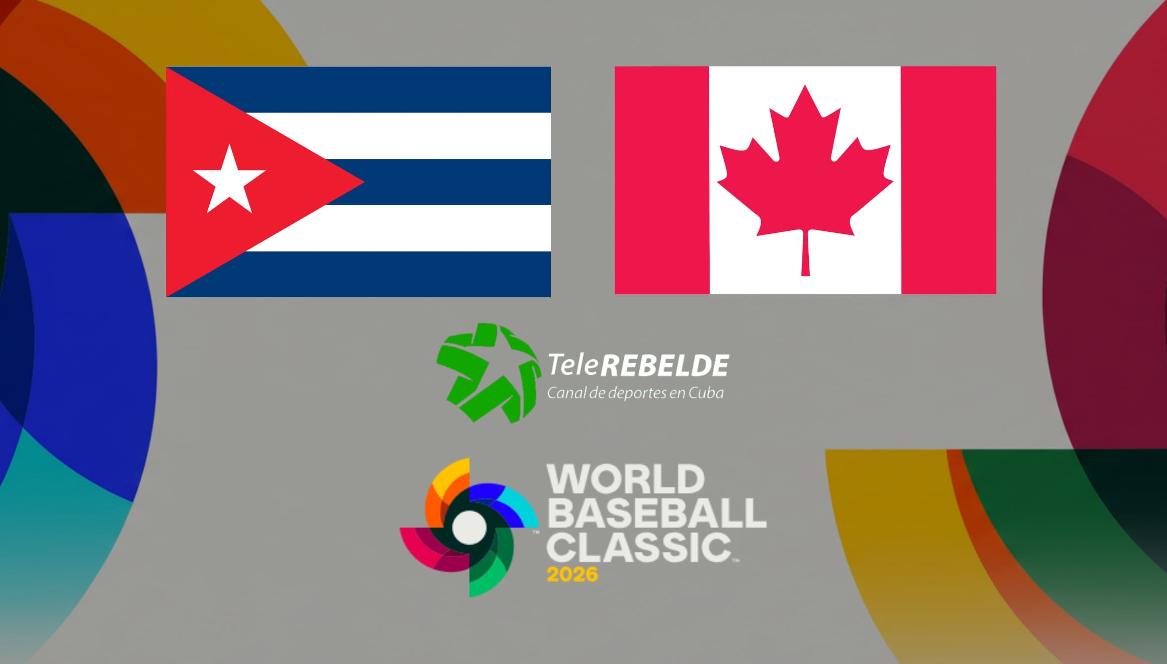 ¡Vamos Cuba! Sigue el juego ante Canadá por Tele Rebelde en vivo. Te contamos cómo verlo en TV abierta y online desde EE.UU. con el horario de La Habana. Apoya a la selección en este choque clave del Clásico Mundial de Béisbol 2026. | Crédito: mlb.com / Composición Gestión Mix