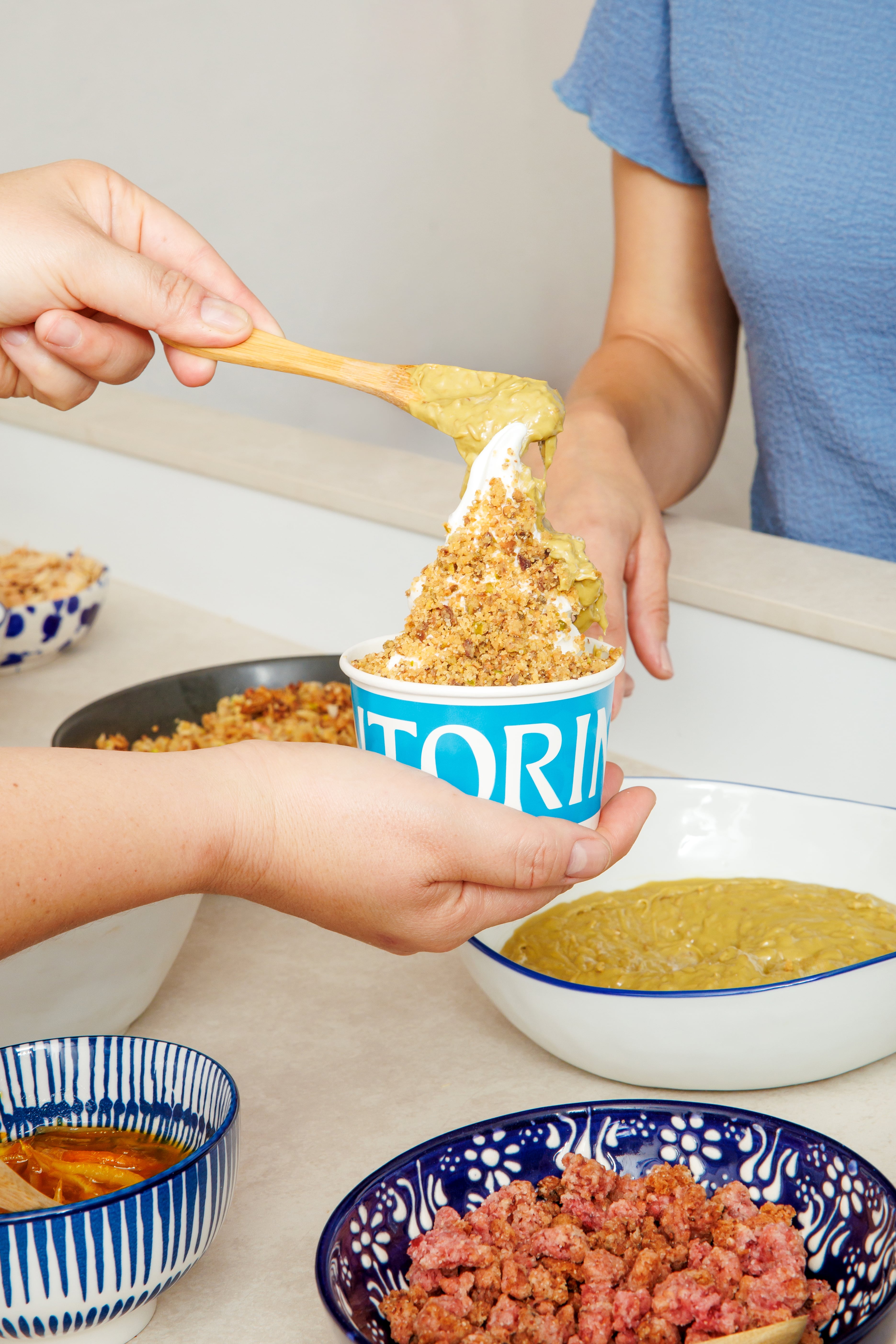 Santorini es una heladería que se ha hecho viral por su propuesta. (Foto: Difusión)