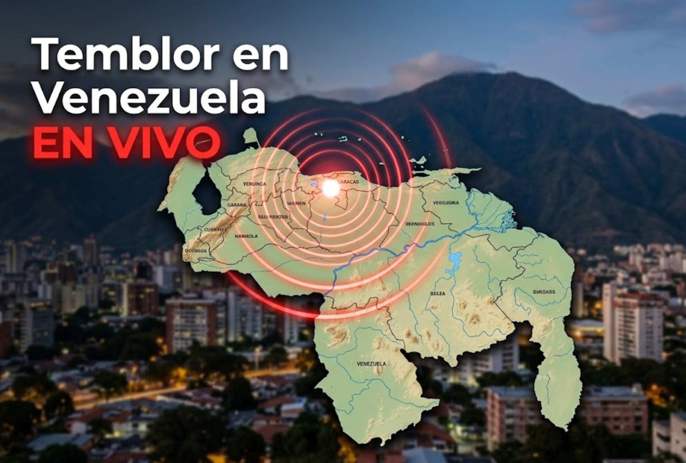 La Fundación Venezolana de Investigaciones Sismológicas (Funvisis) te brinda la información sobre la localización del epicentro y magnitud del último temblor registrado en Venezuela hoy. | Imagen referencial creada por El Comercio MAG utilizando la IA de Gemini.
