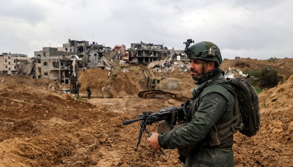 Intensificación del conflicto en Gaza: recientes ataques y consecuencias humanitarias  . (Foto de Nicolás GARCÍA / AFP)