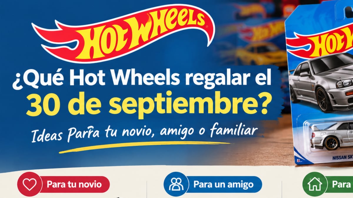 ¿Qué Hot Wheels regalar el 30 de septiembre? Ideas para novio, amigo o familiar