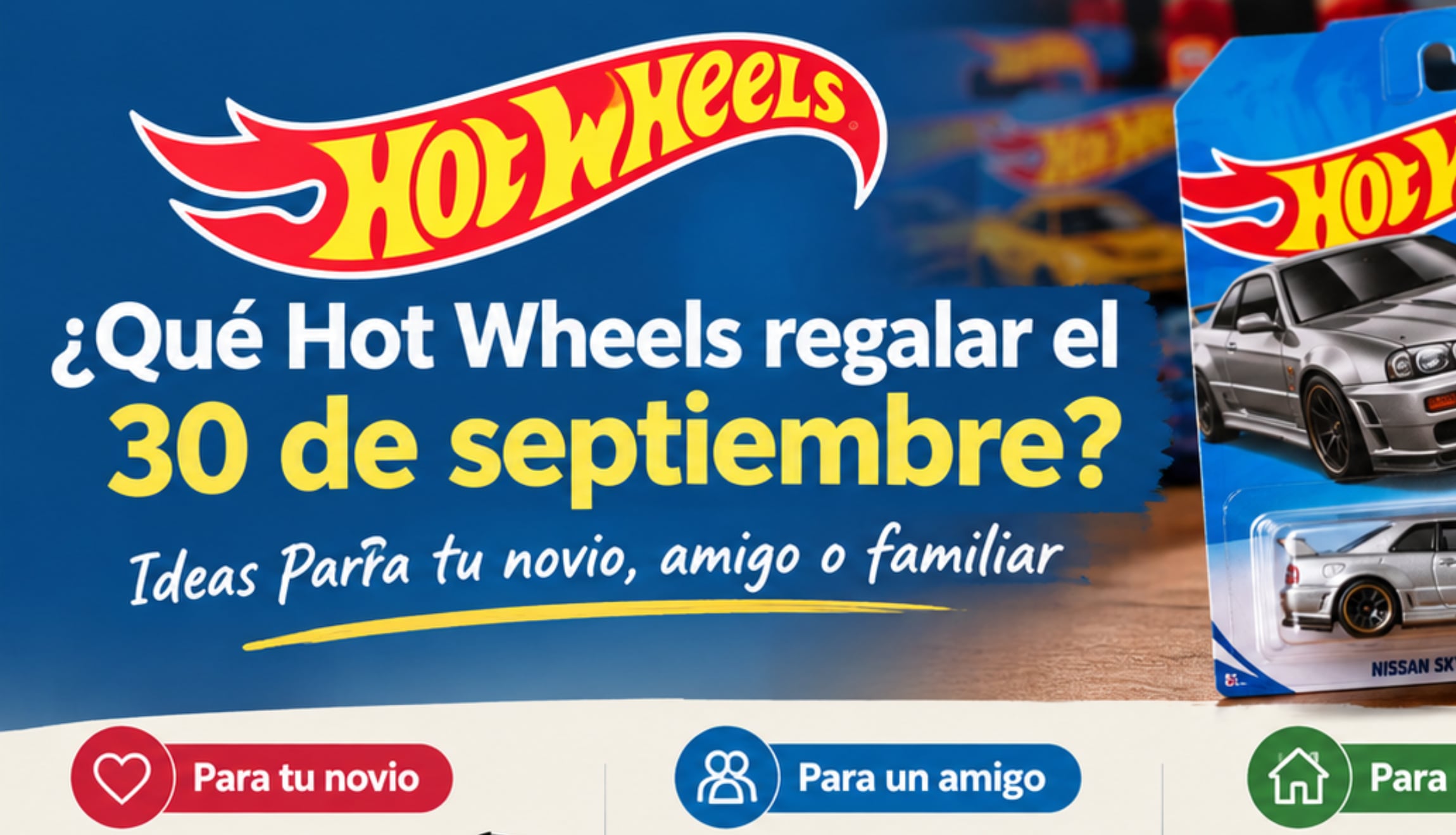 Este 30 de septiembre, regálale un Hot Wheels a tu novio, familiar o amigo, en lo que se ha transformado en una nueva moda para brindar afecto a tus seres queridos. (Foto: Imagen creada por Gestión Mix utilizando la IA de Chat GPT)