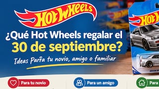 ¿Qué Hot Wheels regalar el 30 de septiembre? Ideas para novio, amigo o familiar