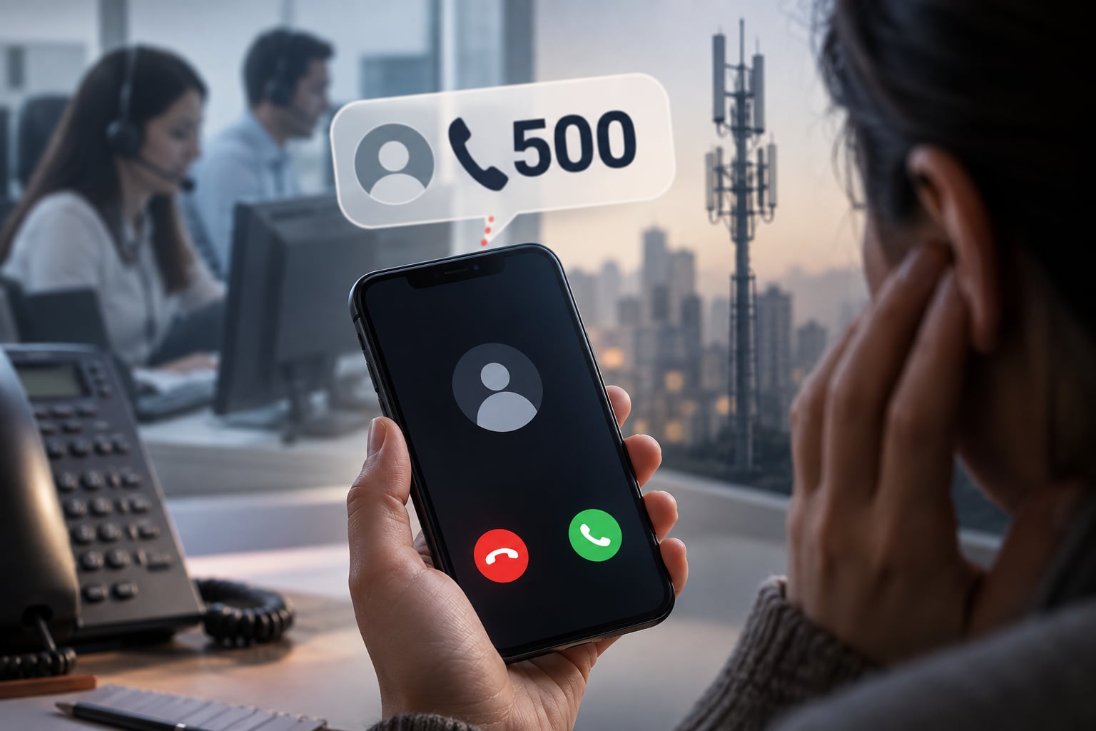Llamadas publicitarias: cuándo será obligatorio usar el número 500 | Foto: Generada con IA - ChatGPT