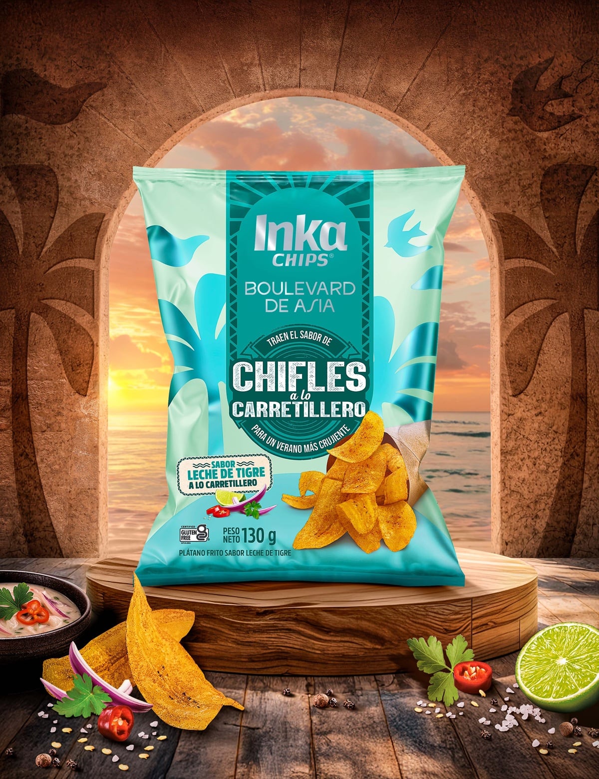 Chifles leche de tigre a lo carretillero ‘Boulevard de Asia’ es el lanzamiento del mall e Inka Crops.