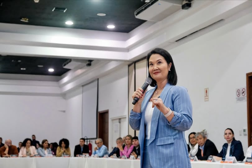 Durante una reunión con sus congresistas electos afirmó que el oficialismo se prepara para asumir el rol de "bancada de Gobierno". Foto: Fuerza Popular.