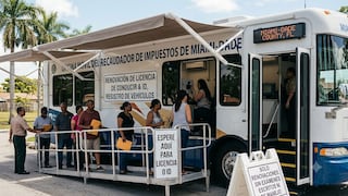 Atención si no puedes ir a una oficina fija: horarios y ubicaciones de la oficina móvil para renovar licencia o ID en Miami-Dade