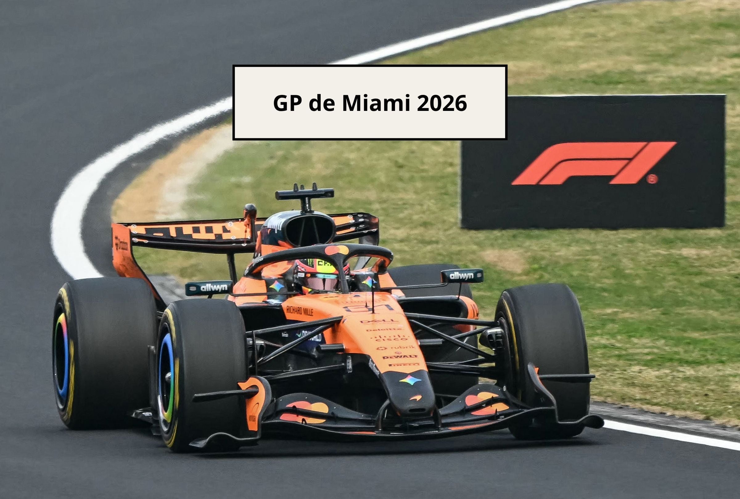 Revisa esta nota para que sepas a qué hora es y qué canal transmite carrera GP de Miami 2026 EN VIVO. (Foto: Toshifumi KITAMURA / AFP y Composición Gestión Mix)