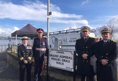 Inauguran en Inglaterra malecón en honor al almirante Miguel Grau