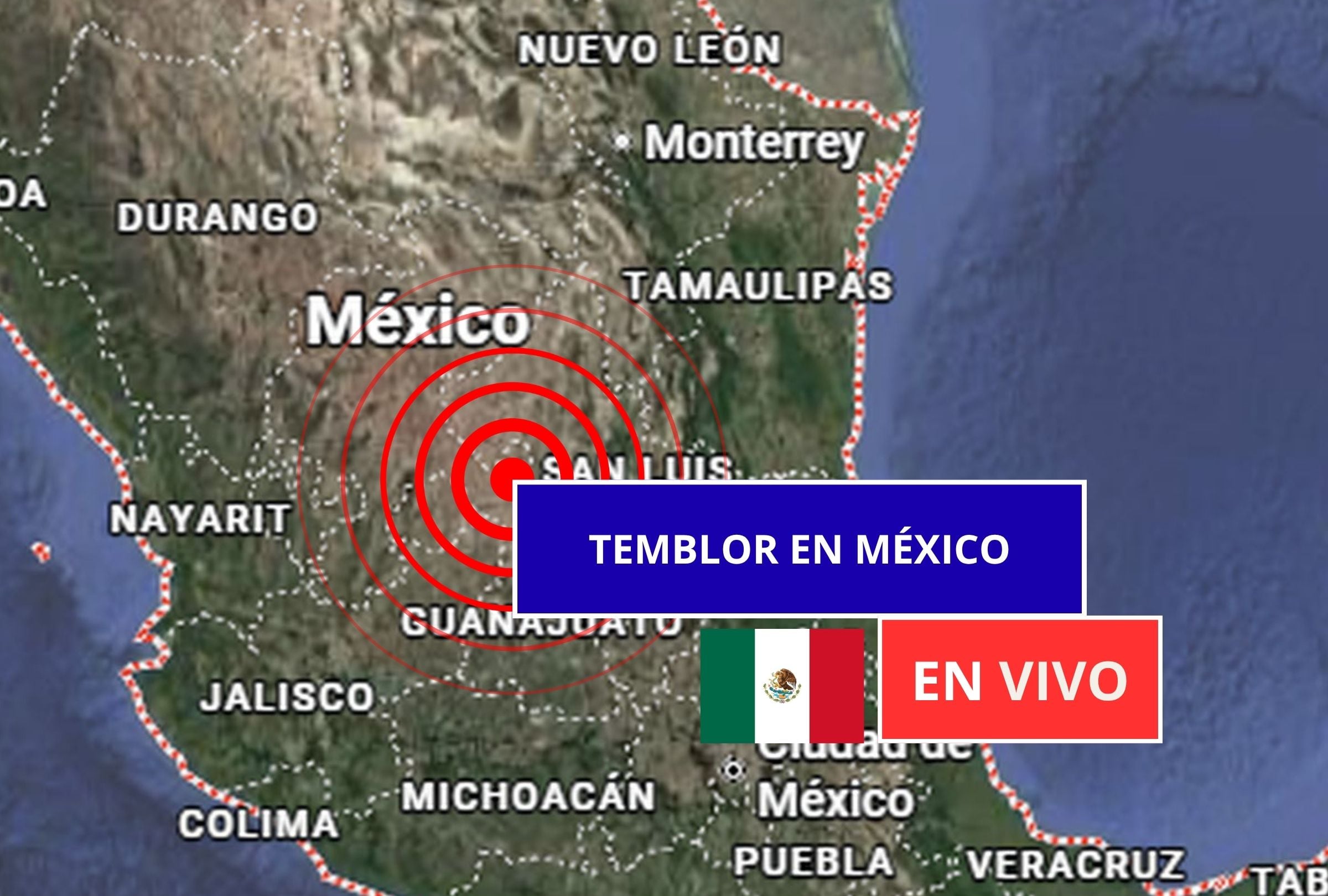 Sigue el reporte oficial del Servicio Sismológico Nacional (SSN) sobre los últimos temblores registrados en México hoy, miércoles 29 de julio de 2026. (Imagen creada con foto de Google Maps para Gestión Mix)