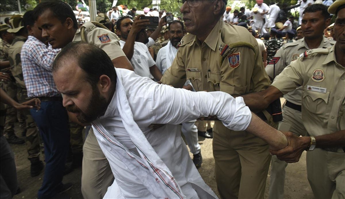 Archivo. Cerca del 50% de los casos registrados en 2023 fueron organizados por entidades que forman parte de la organización de extrema derecha Rashtriya Swayamsevak Sangh (RSS), considerado como el origen ideológico del BJP. (Imtiyaz Khan - Agencia Anadolu)