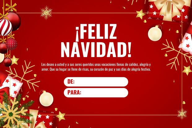Por fin está aquí este momento que lo ilumina todo y que siempre trae alegría y bondad, ¡feliz y bendecida Navidad! (Foto: Canva.com)