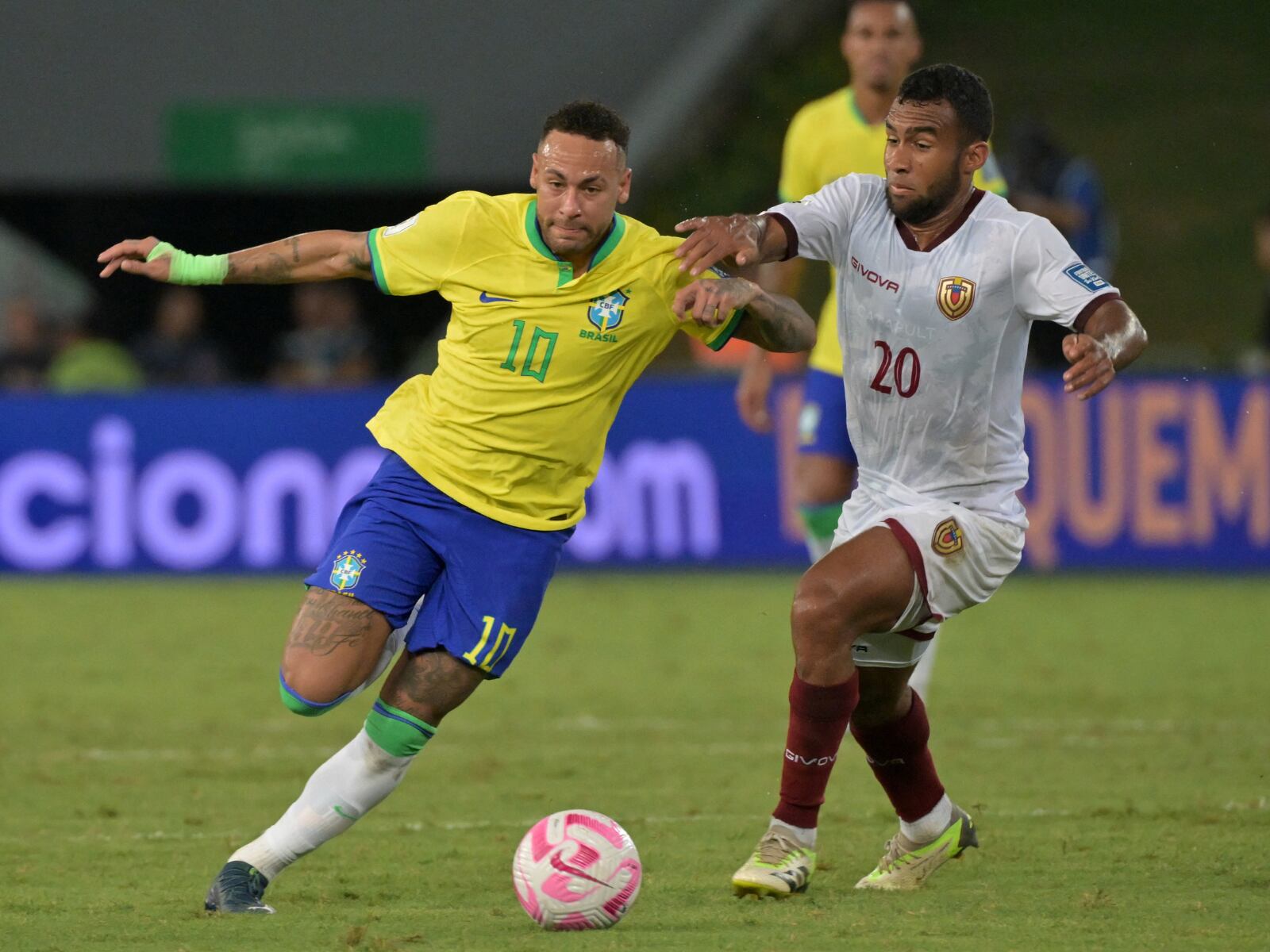 Brasil igualó 1-1 con Venezuela como local por las Eliminatorias Sudamericanas. | Foto: AFP
