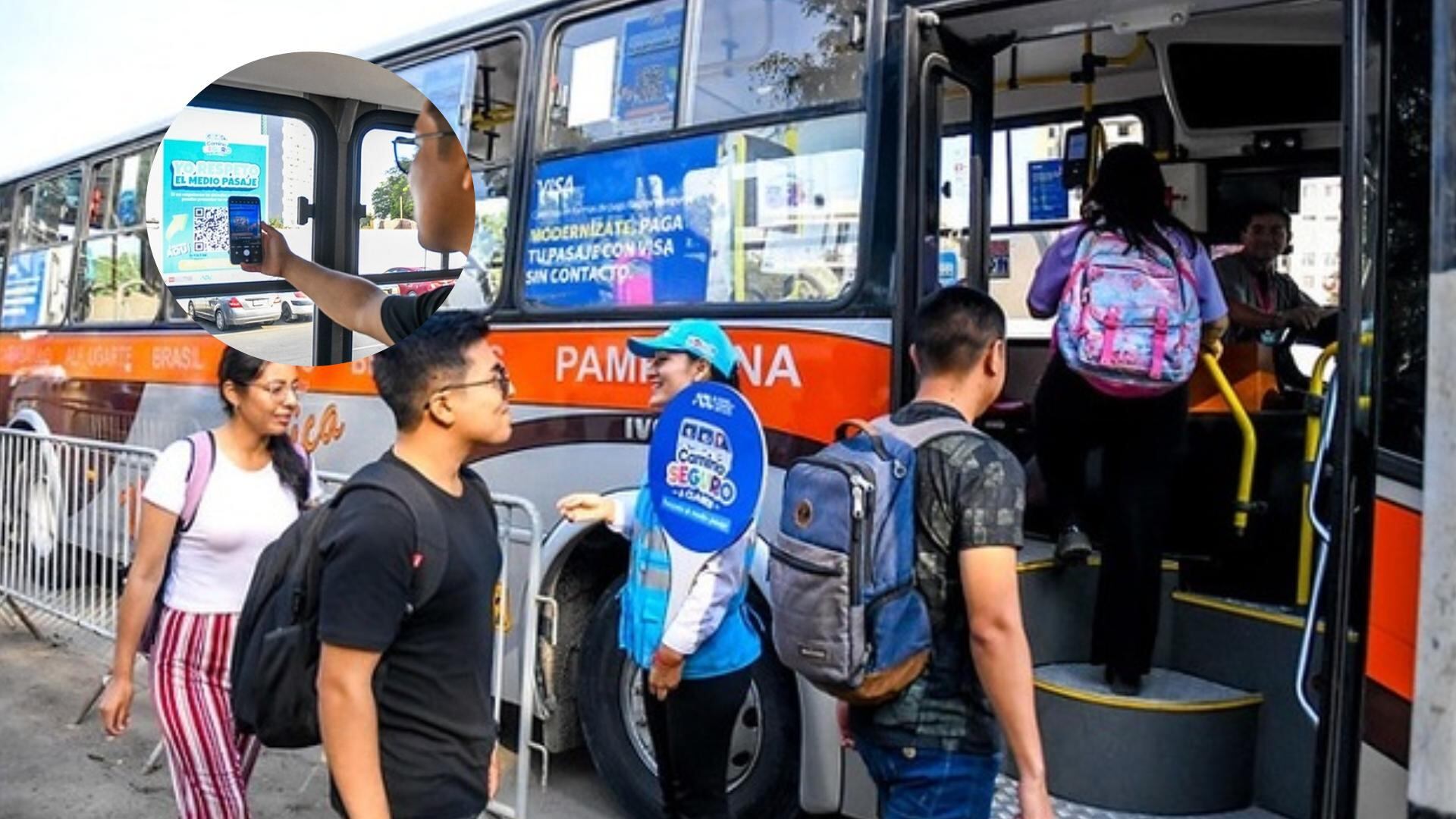 La ATU fiscaliza que choferes y cobradores de buses respeten el pasaje escolar y universitario. Foto: Referencial