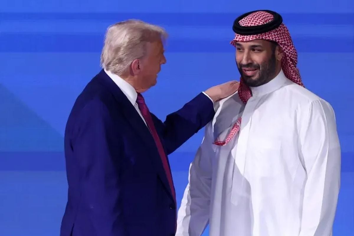 Fotografía de archivo del presidente estadounidense, Donald Trump, y el príncipe heredero saudí, Mohammed bin Salman, en Riad, Arabia Saudita. Foto: EFE/EPA/ALI HAIDER