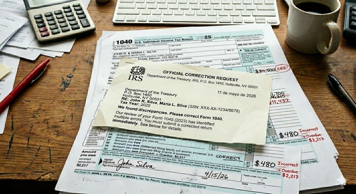 Descubre qué tipo de equivocaciones requieren una declaración enmendada (Foto: Imagen creada por Gestión MIX usando Gemini)