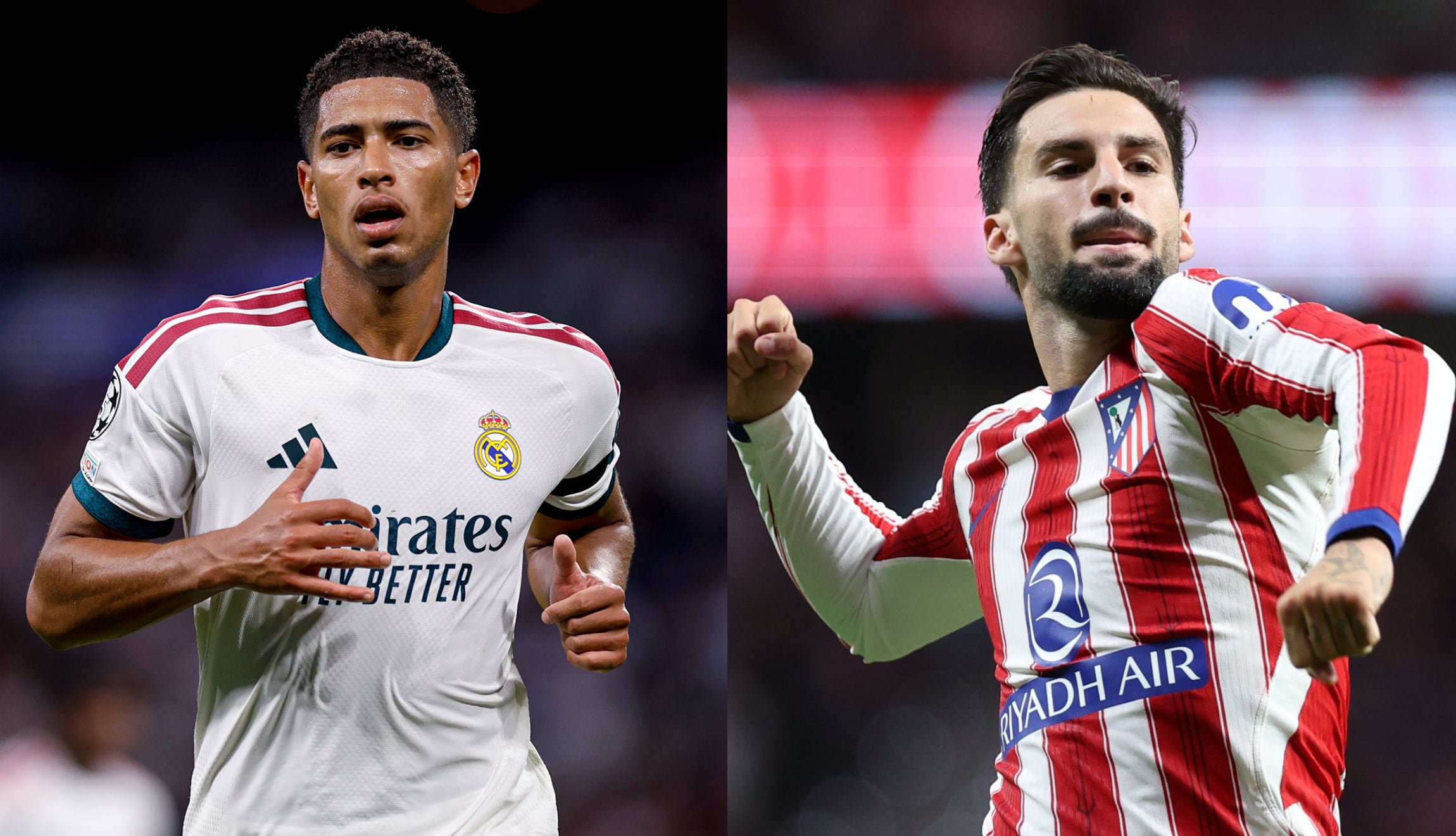 Consulta los horarios y canales para ver Real Madrid vs. Atlético Madrid en vivo y en directo, este 20 de septiembre, por la Jornada 7 de LaLiga. (Foto: @realmadridcf / @atleti / Composición Gestión Mix)