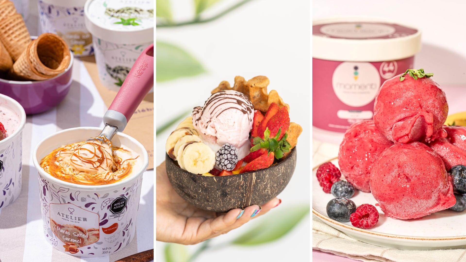 Helados artesanales, marcas con opciones para todos.