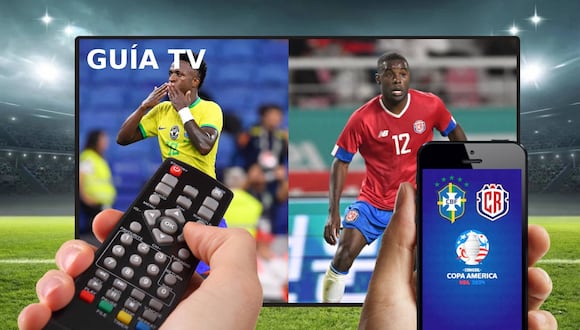 Lista de canales de televisión y plataformas streaming para ver Brasil vs. Costa Rica por la jornada 1 del grupo D de la Copa América 2024. (Foto: AFP)