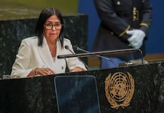 Delcy Rodríguez dice en la ONU que en Venezuela habrá elecciones