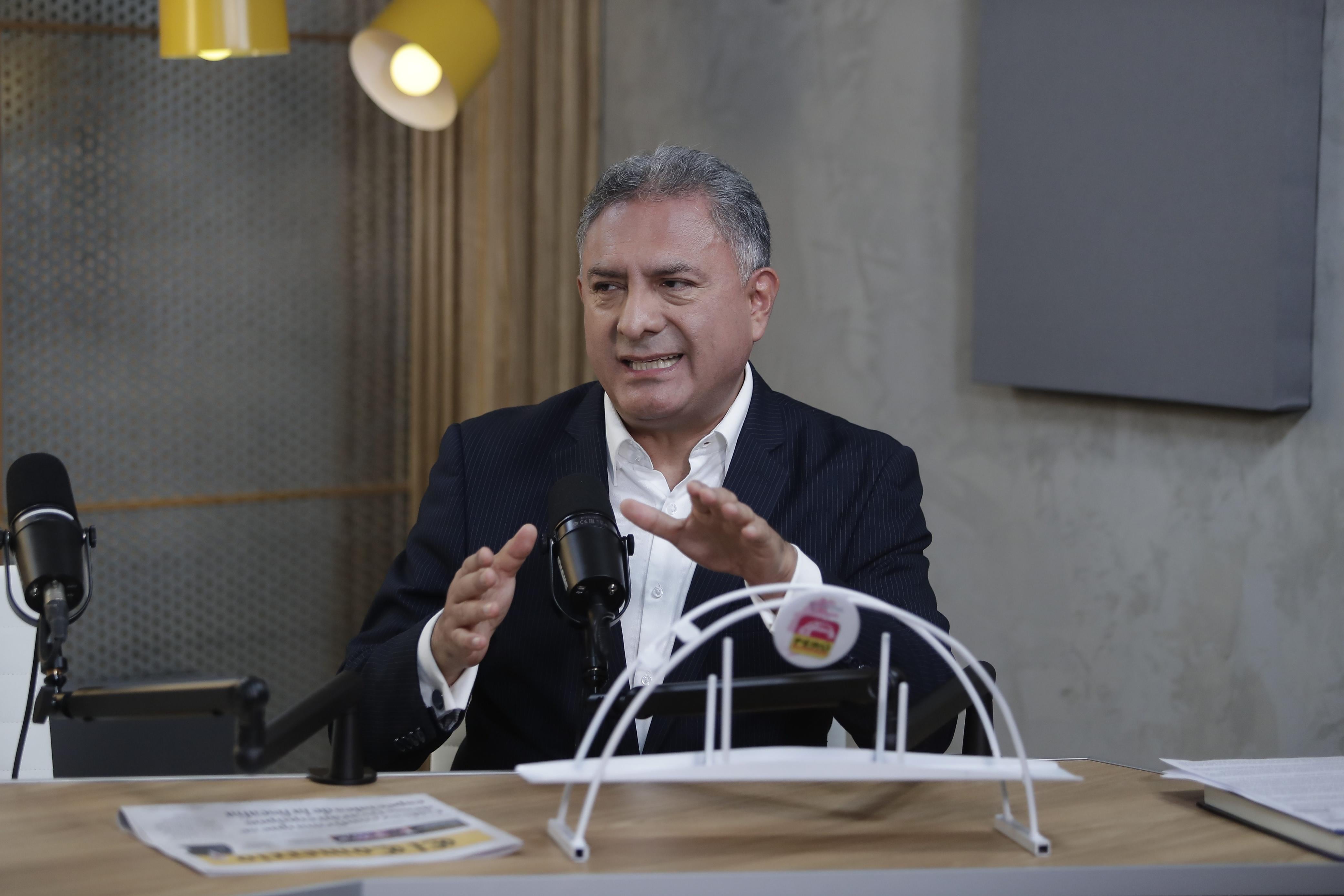 Carlos Jaico, candidato de Perú Moderno. (Foto: Hugo Pérez / @photo.gec)