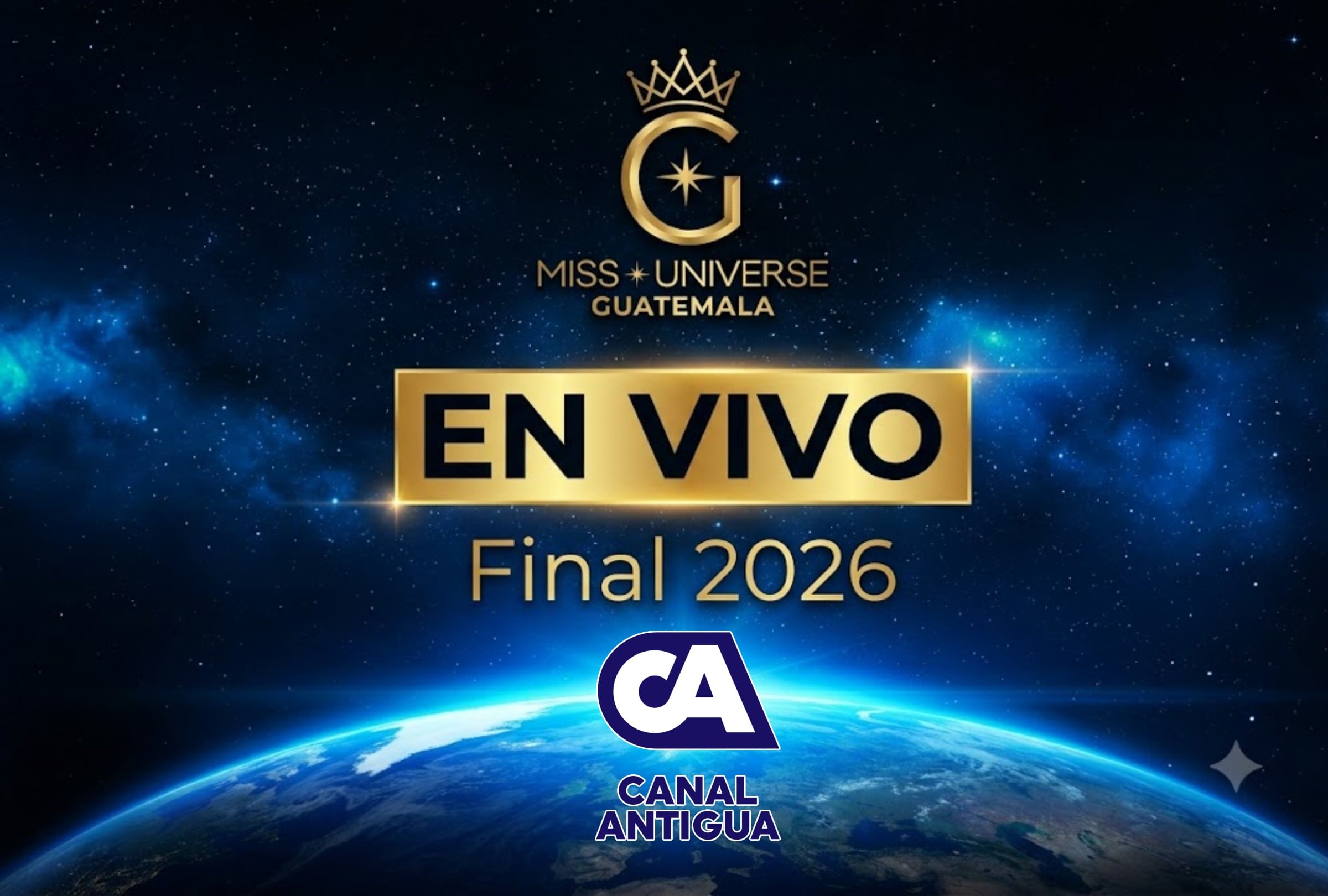 CIUDAD DE GUATEMALA, GUATEMALA, 08/08/2026.- Canal Antigua transmitirá EN VIVO y EN DIRECTO la final del Miss Universo Guatemala 2026 hoy sábado 8 de agosto desde Parque de la Industria, Ciudad de Guatemala. FOTO: Imagen creada por IA de Gemini.