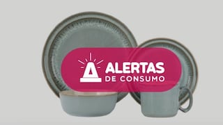 Indecopi ordena retiro del mercado de vajilla de cerámica por riesgos a consumidores