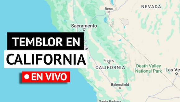 Revisa en esta nota el reporte oficial sobre los sismos registrados hoy, en California, según el USGS. (Foto: Composición Mix)