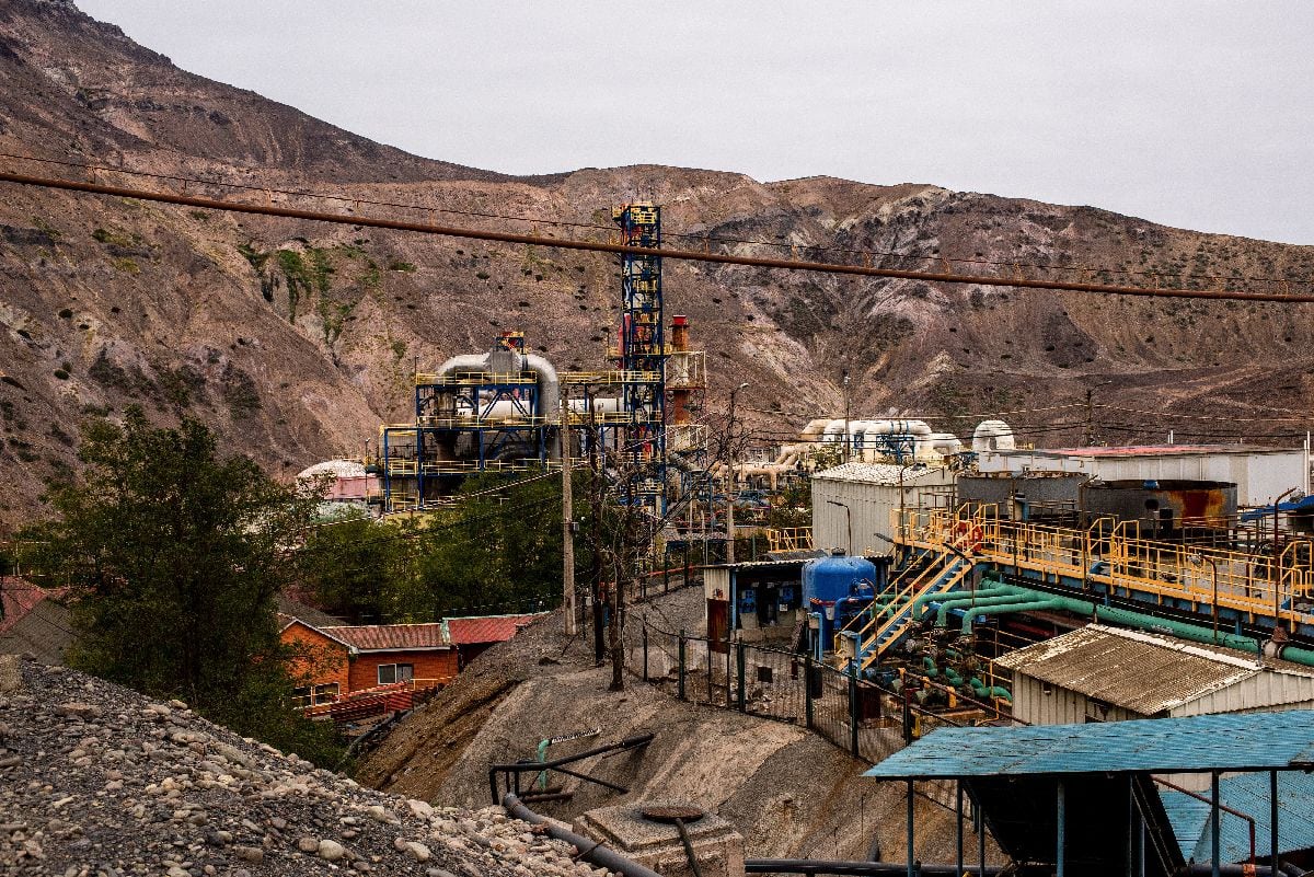 La mina El Teniente de Codelco en Machalí, Chile.