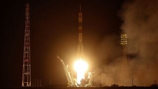 Nave Soyuz despega rumbo a Estación Espacial en homenaje al Apolo 11