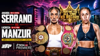 ¿Quién ganó la pelea de Amanda Serrano vs. Lucrecia Manzur por el título mundial de boxeo femenino?