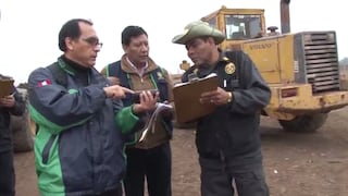 Fiscalía ambiental interviene canteras informales en Huachipa e incauta maquinaria