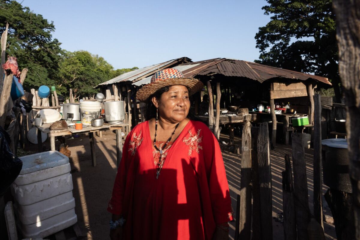 Remedios Sierra, una maestra y figura de autoridad dentro de la comunidad Aritaimana. (Foto: Bloomberg)