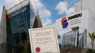 Cobro de Sunedu para reconocer estudios obtenidos fuera del país es ilegal, aclara Indecopi