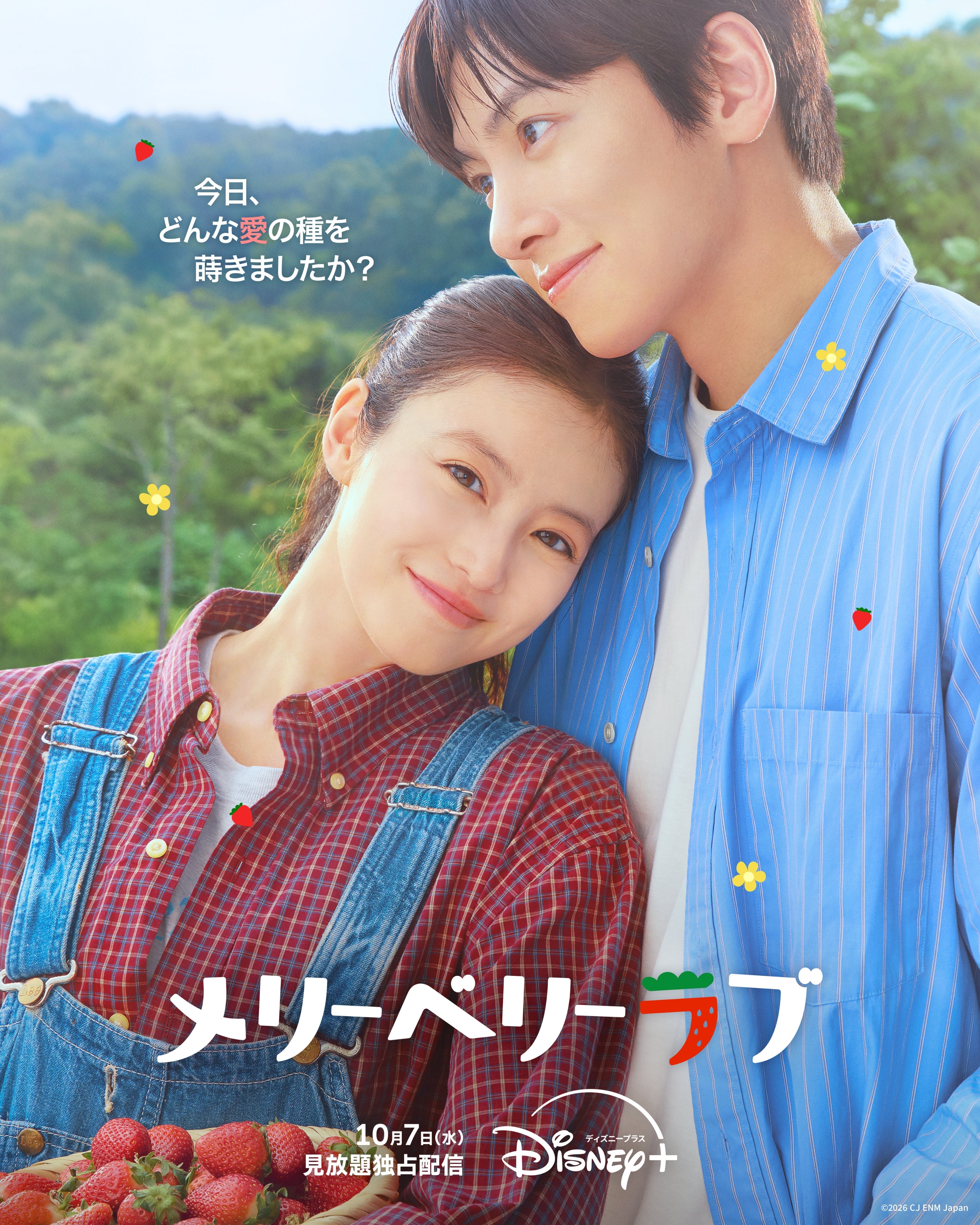 La serie "Temporada de amor" narra el encuentro entre un exitoso diseñador coreano y una enérgica joven japonesa dedicada al cultivo agrícola de fresas (Foto: BS Nippon TV / CJ Entertainment / Nippon TV Doga)