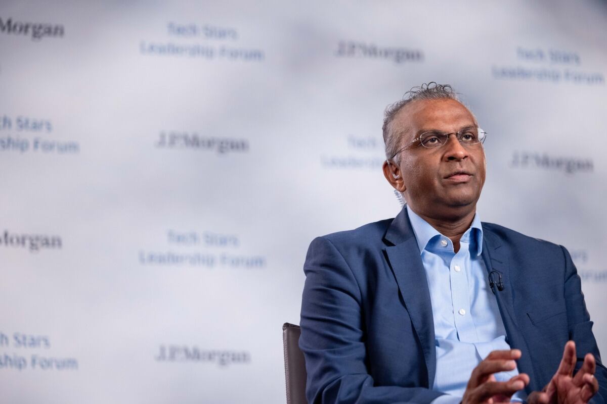 Viswas Raghavan, director ejecutivo de J.P. Morgan. (Foto: Bloomberg)