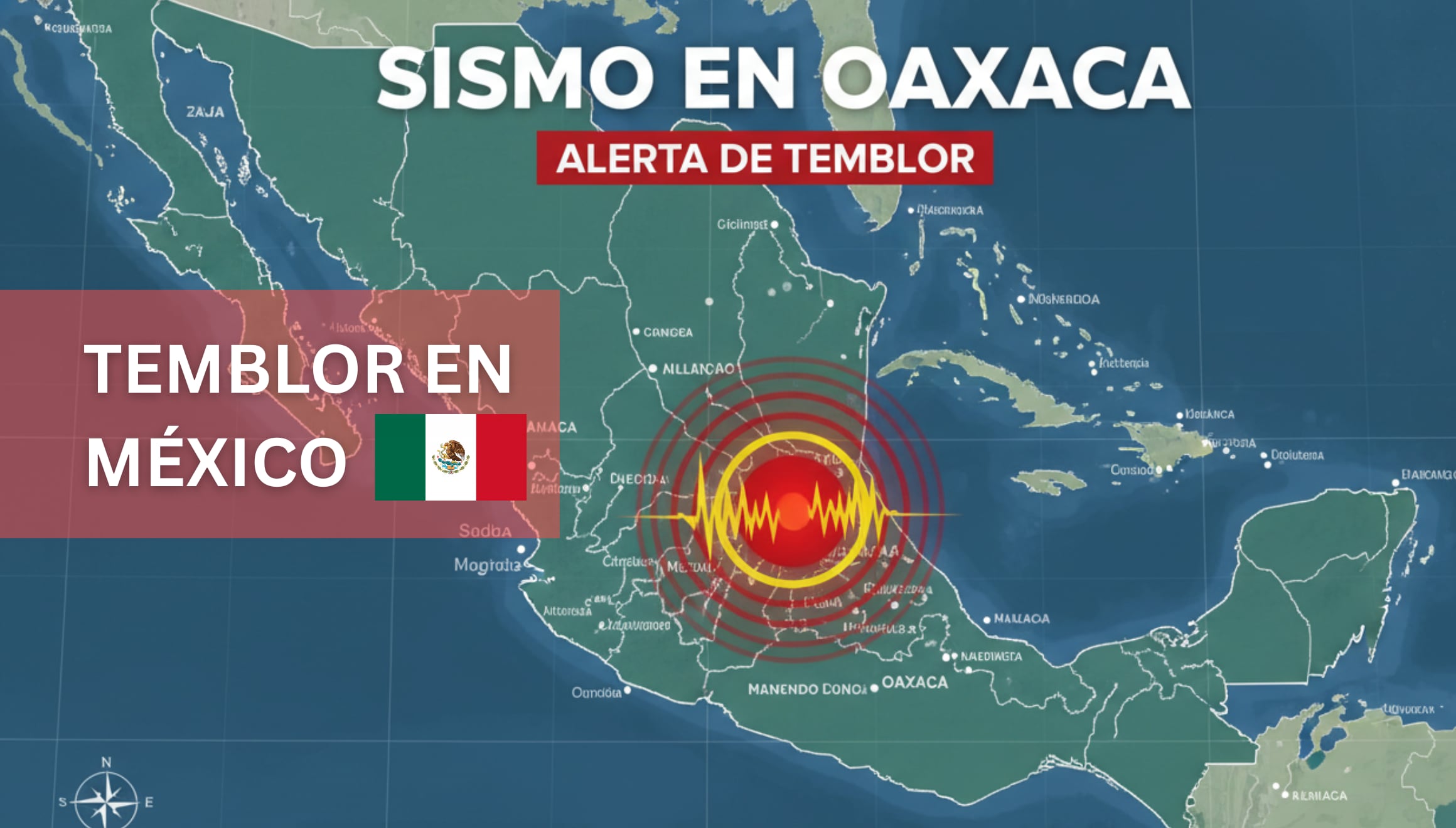Sigue el reporte del Servicio Sismológico Nacional sobre el temblor en México hoy, 23 y 24 de marzo. Revisa magnitud y epicentro del último sismo en vivo para cuidar a tus seres queridos desde EE. UU. | Imagen referencial creada por Gestión Mix usando la IA de Gemini / Composición GEC