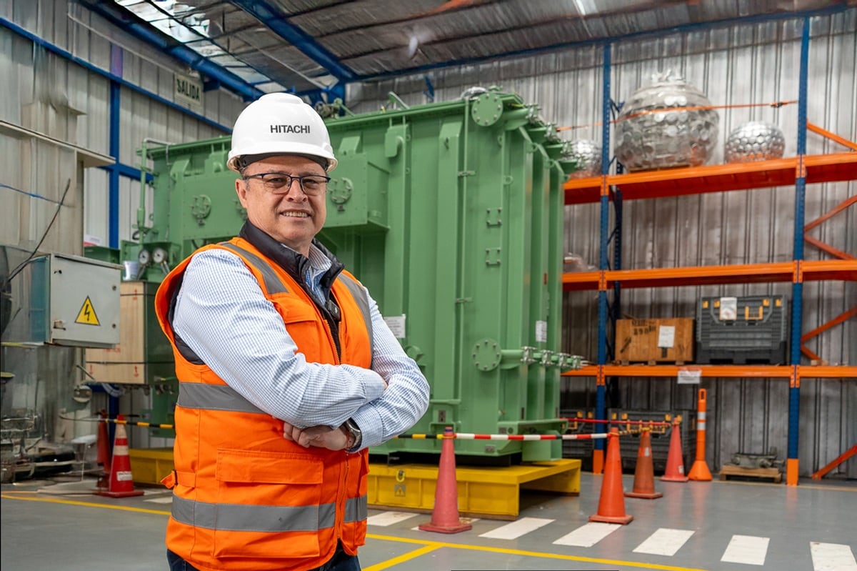 César Pallete, gerente general de Hitachi Energy en Perú. (Foto: Hitachi)