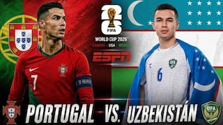 ESPN transmitió el Portugal vs. Uzbekistán por el Mundial 2026 (23/06/2026)