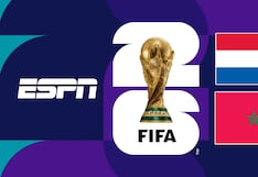 ESPN y Disney Plus transmitieron Países Bajos 1 (2) - 1 (3) Marruecos por el Mundial 2026