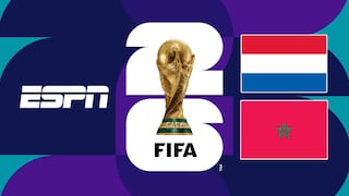 ESPN y Disney Plus transmitieron Países Bajos 1 (2) - 1 (3) Marruecos por el Mundial 2026